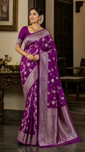 Banaras Saree with Traditional Weaving