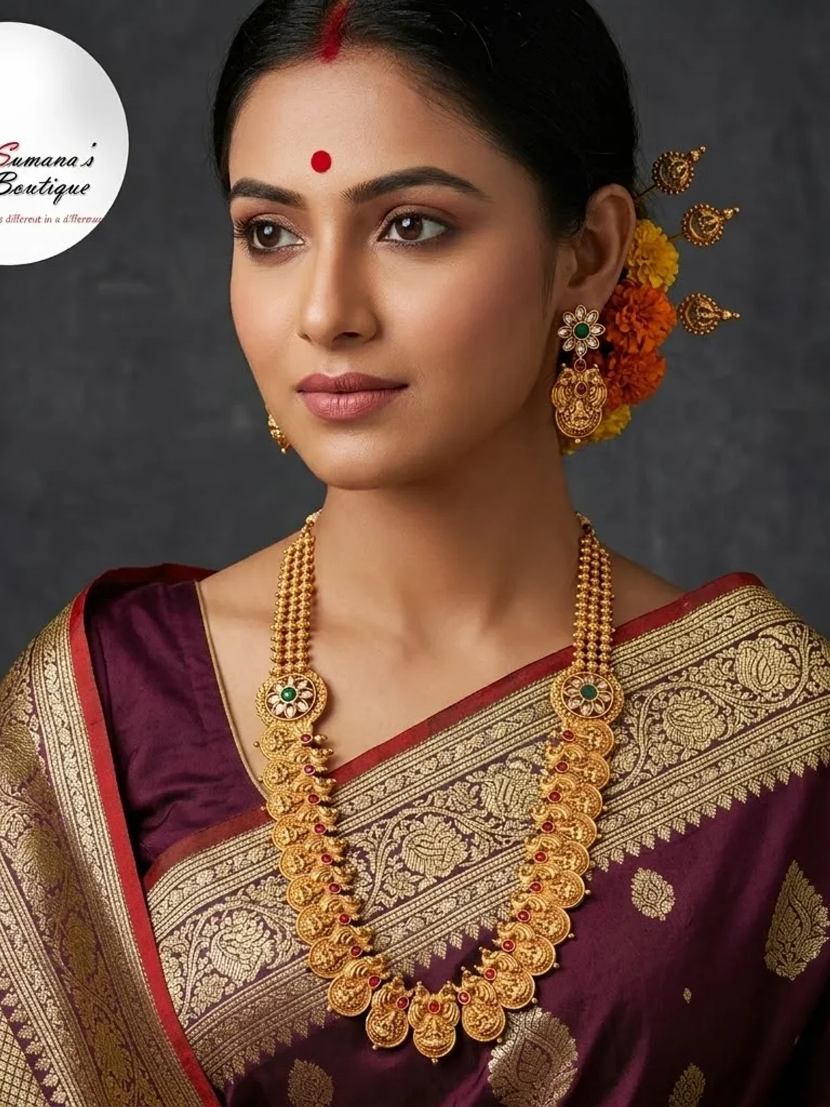 Gold Coin Layered Necklace