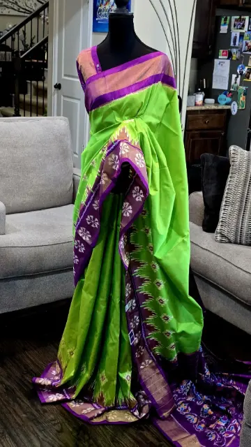 Ikkat Silk Saree
