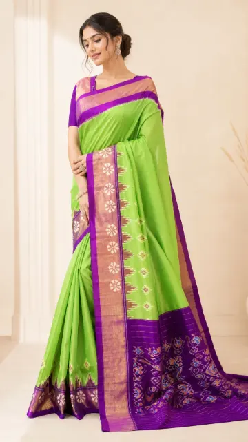 Ikkat Silk Saree