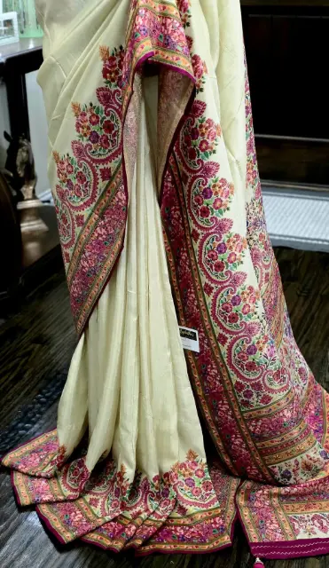 Kani Silk Saree with Woven Motifs
