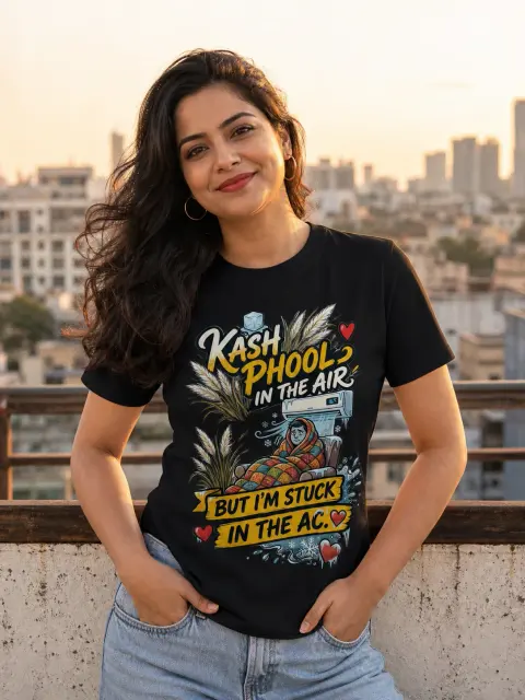 Kashphool in the Air, Stuck in the AC Vibe Shirt
