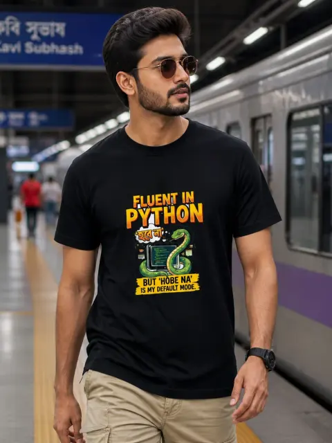 Fluent in Python, Hobena Default Mode Vibe Shirt