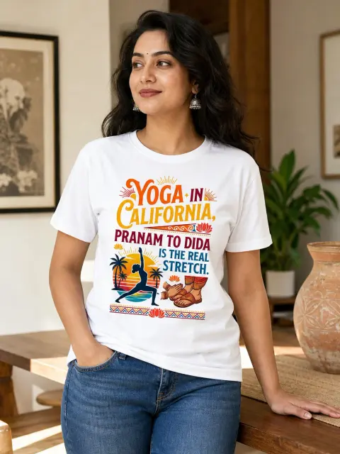 Yoga in California, Pranam to Dida Vibe Shirt
