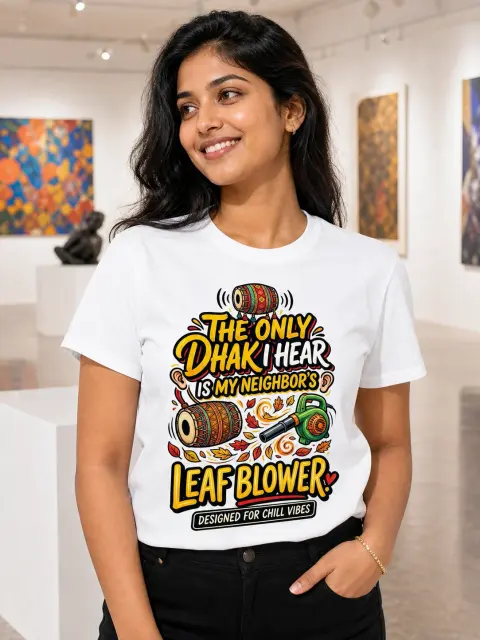 Only Dhak I Hear: Neighbours’ Leaf Blower Vibe Shirt