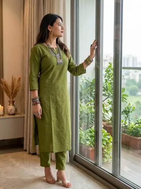 Khadi Cotton Co-Ord Set