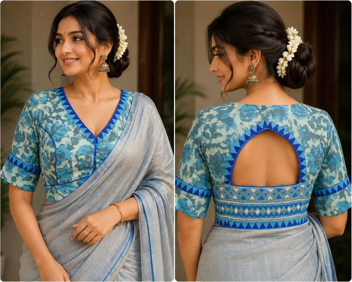 Kantha Embroidery Embroidered Applique Work Blouse