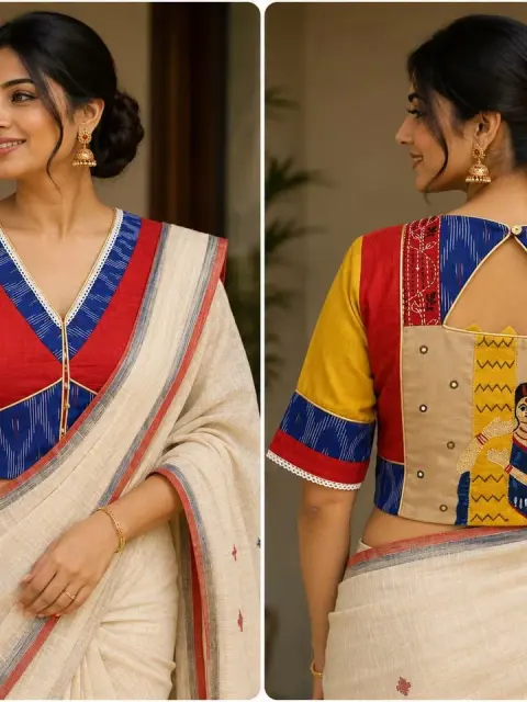 Kantha Embroidery Embroidered Applique Work Blouse