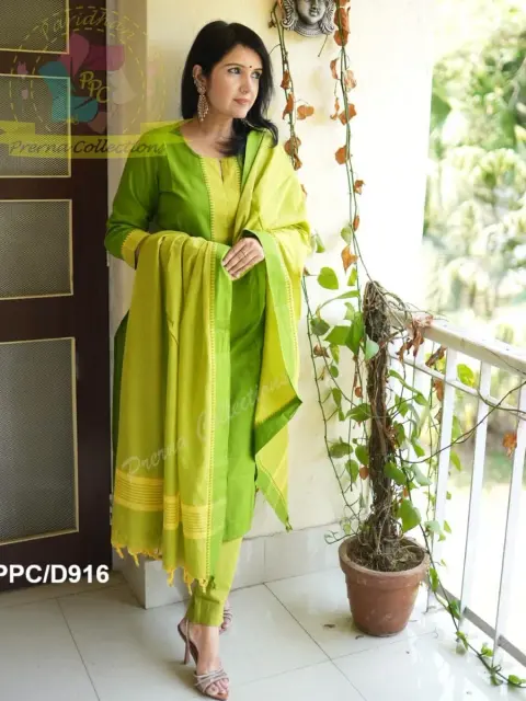 Mangalgiri Cotton Three-Piece Set