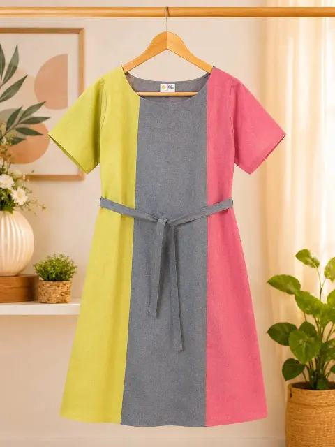 Midi Handloom Cotton Dress