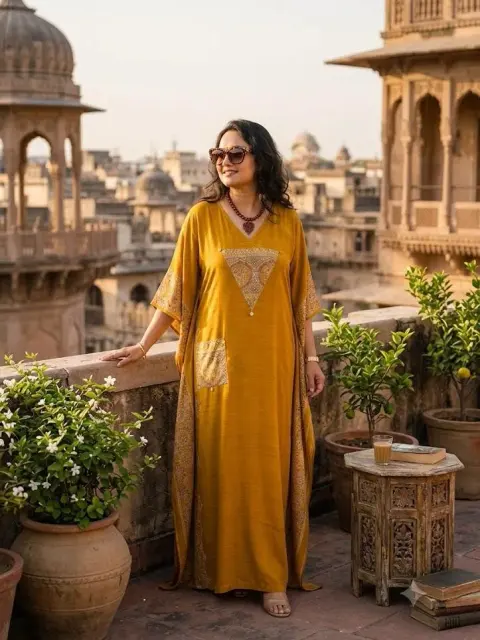 Crepe Kaftan