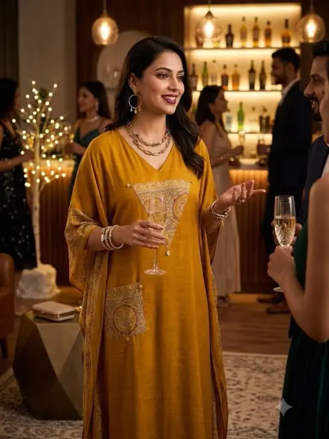 Crepe Kaftan