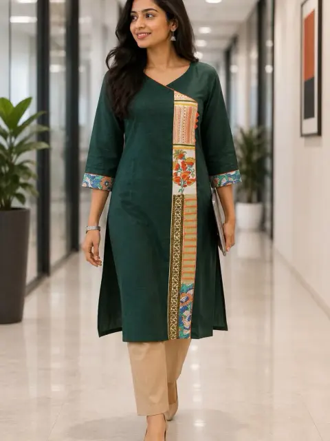Kantha Embroidery Hand Embroidery Embroidered Cotton Kurti