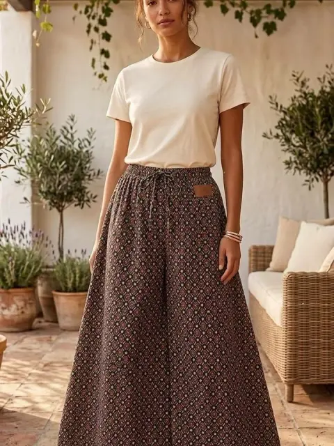 Cotton Skirt Set