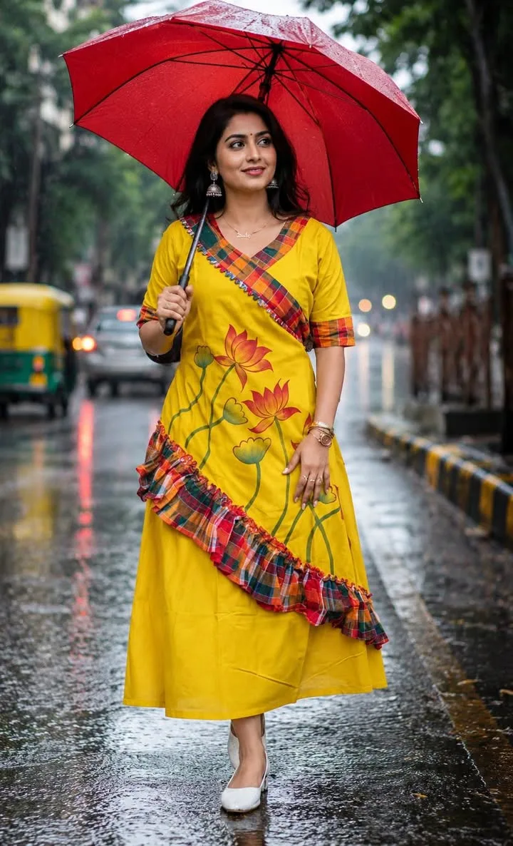 Handblock Print Cotton Dress
