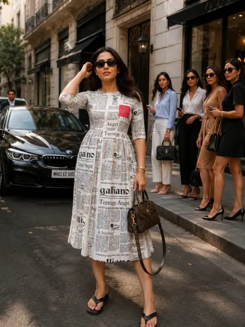 Jute Pocket Midi Cotton Dress